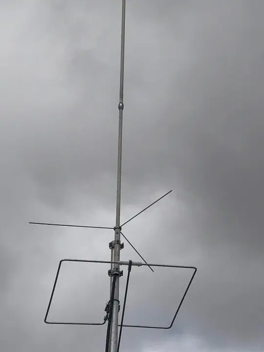 Square loop on the vertical