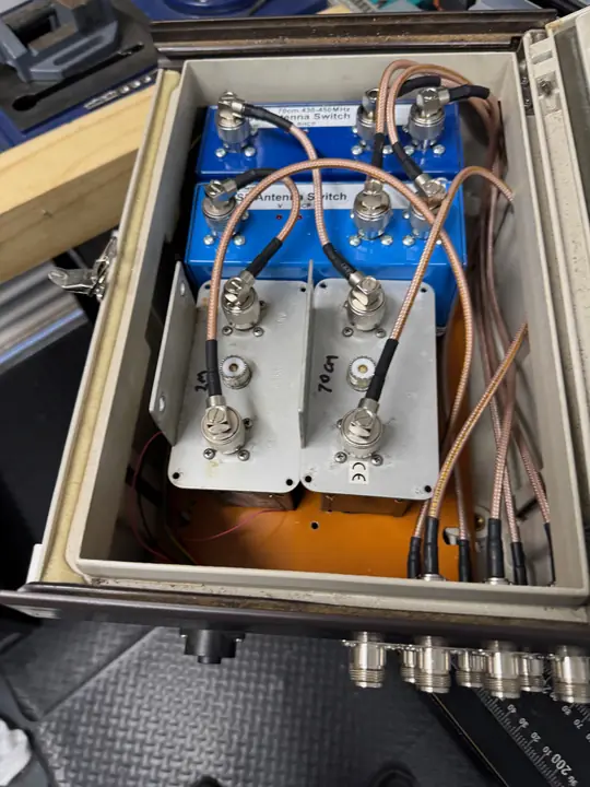2 m / 70 cm preamps and polarisation switching
